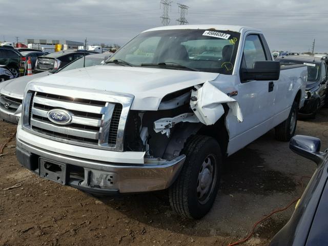 1FTMF1CW9AKB99092 - 2010 FORD F150 WHITE photo 2