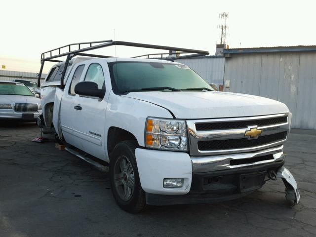 1GCSKSE34AZ282464 - 2010 CHEVROLET SILVERADO WHITE photo 1