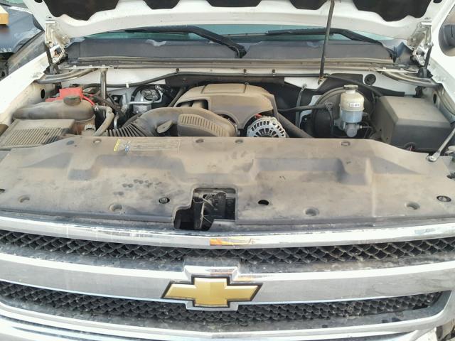 1GCSKSE34AZ282464 - 2010 CHEVROLET SILVERADO WHITE photo 7