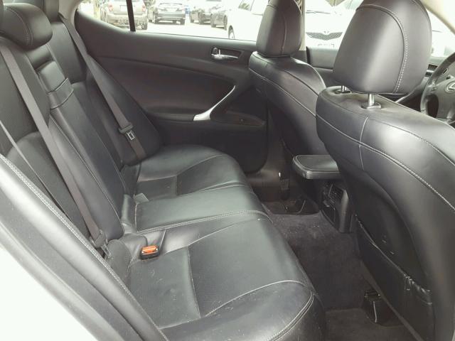 JTHBK262295092640 - 2009 LEXUS IS SILVER photo 6