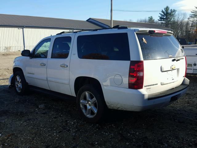 3GNFK16317G294064 - 2007 CHEVROLET SUBURBAN WHITE photo 3