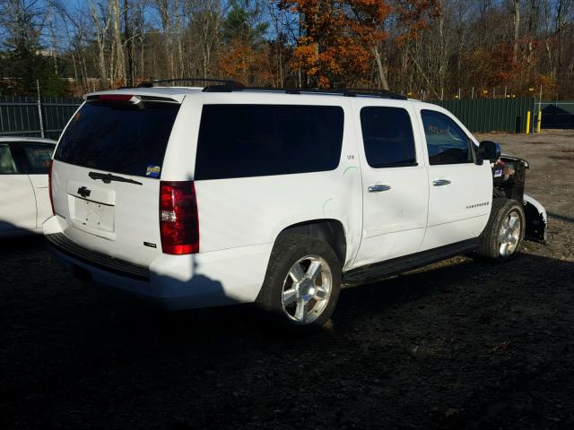 3GNFK16317G294064 - 2007 CHEVROLET SUBURBAN WHITE photo 4