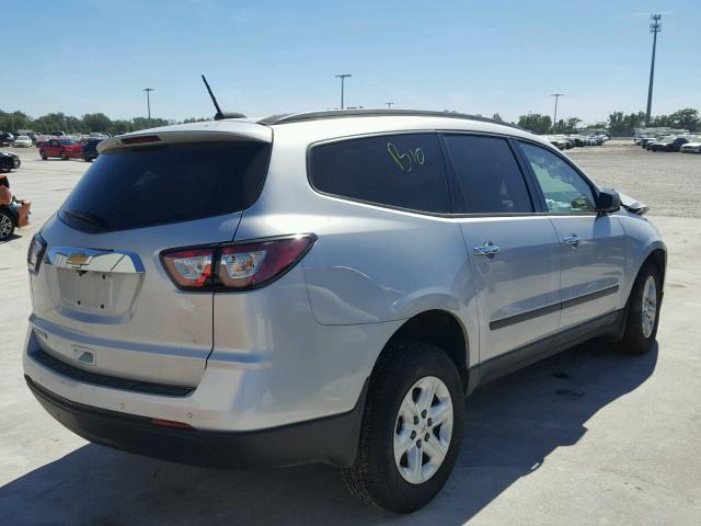 1GNKRFED2HJ200324 - 2017 CHEVROLET TRAVERSE SILVER photo 4