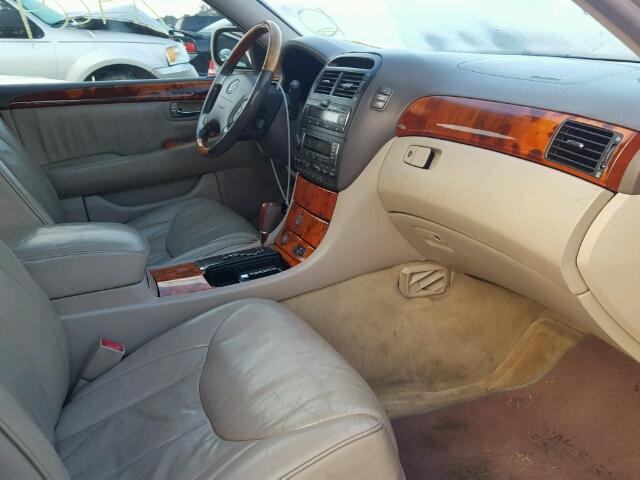 JTHBN30F910004872 - 2001 LEXUS LS 430 GOLD photo 5