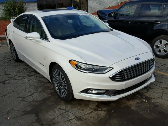 3FA6P0RU1HR251820 - 2017 FORD FUSION TIT WHITE photo 1