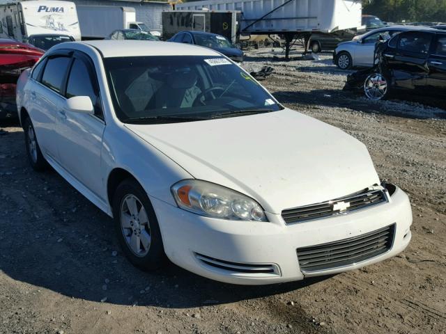 2G1WT57K391246671 - 2009 CHEVROLET IMPALA 1LT WHITE photo 1