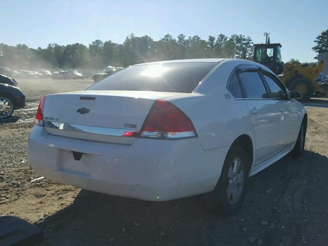 2G1WT57K391246671 - 2009 CHEVROLET IMPALA 1LT WHITE photo 4