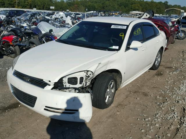 2G1WT57K391246671 - 2009 CHEVROLET IMPALA 1LT WHITE photo 9