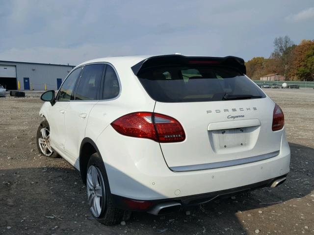 WP1AA2A24ELA00178 - 2014 PORSCHE CAYENNE WHITE photo 3