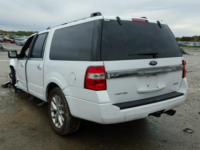 1FMJK2AT7GEF53501 - 2016 FORD EXPEDITION WHITE photo 3