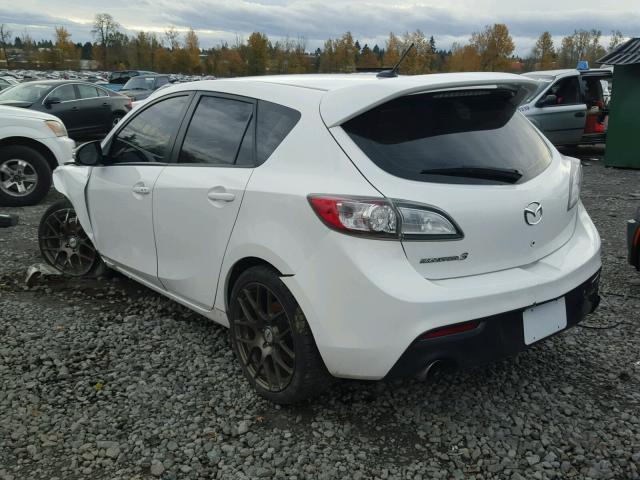 JM1BL1L32D1777551 - 2013 MAZDA SPEED 3 WHITE photo 3