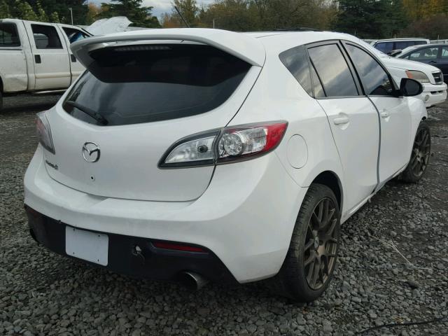 JM1BL1L32D1777551 - 2013 MAZDA SPEED 3 WHITE photo 4