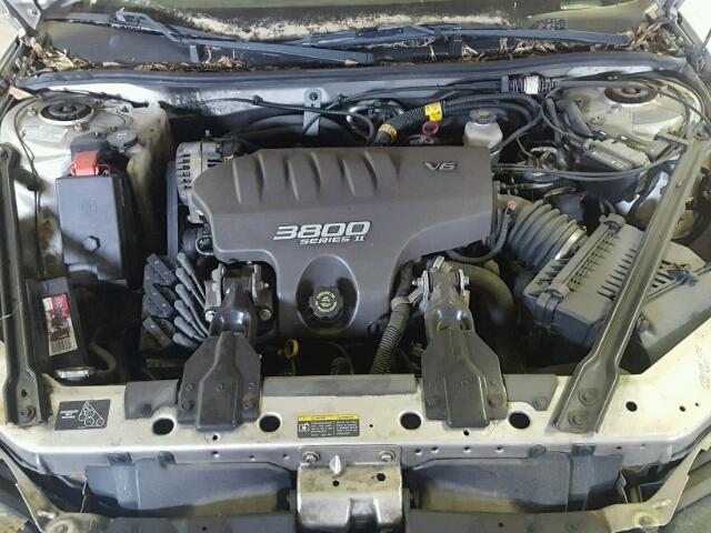 1G2WP52K02F170414 - 2002 PONTIAC GRAND PRIX Сріблястий фото 7