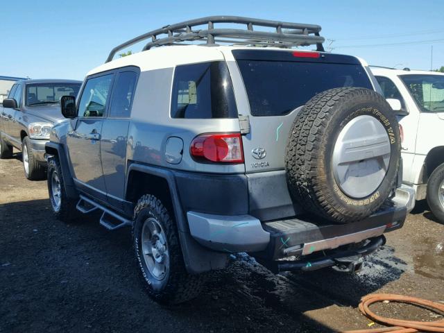 JTEBU4BF6AK090858 - 2010 TOYOTA FJ CRUISER SILVER photo 3