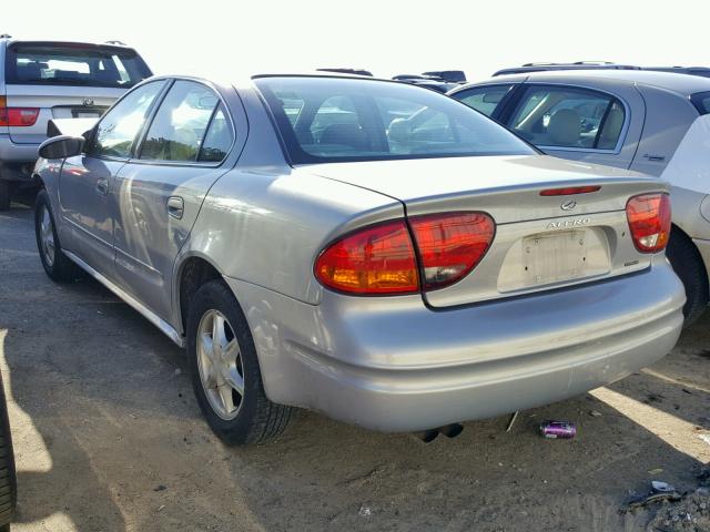 1G3NL52T2YC412190 - 2000 OLDSMOBILE ALERO GL SILVER photo 3