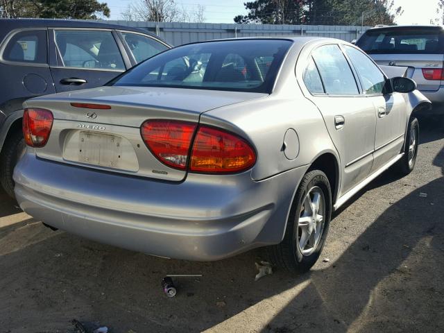 1G3NL52T2YC412190 - 2000 OLDSMOBILE ALERO GL SILVER photo 4