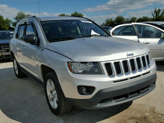 1C4NJCBAXED586944 - 2014 JEEP COMPASS SP SILVER photo 1