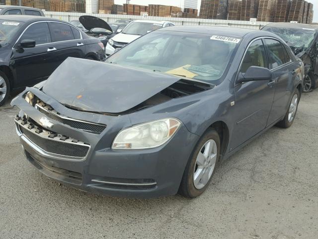 1G1ZG57B68F208425 - 2008 CHEVROLET MALIBU LS 石墨色 照片 2