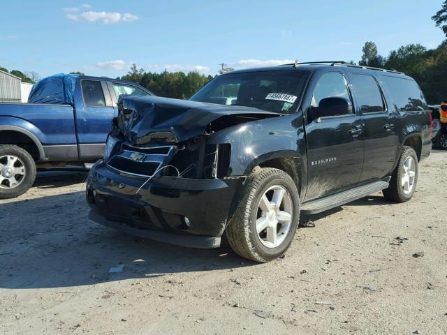 1GNFC26099J125436 - 2009 CHEVROLET SUBURBAN C BLACK photo 2