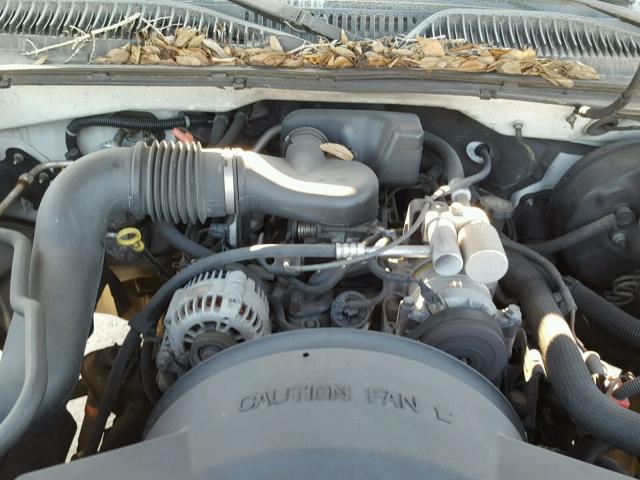 1GCEK14W21Z175383 - 2001 CHEVROLET SILVERADO WHITE photo 7