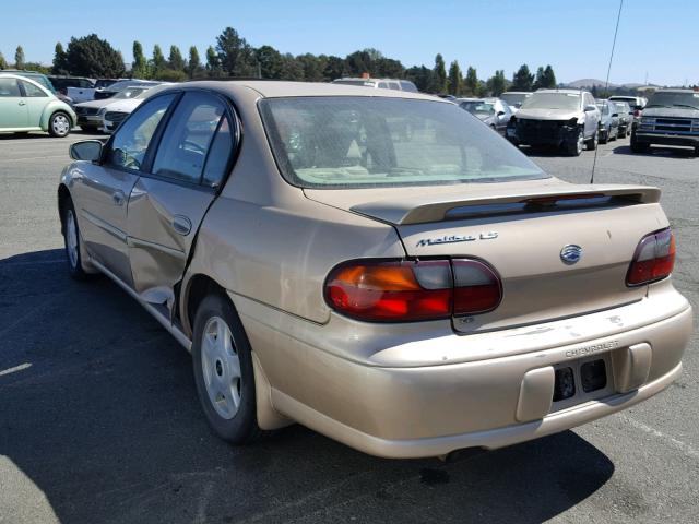 1G1NE52J316184464 - 2001 CHEVROLET MALIBU LS TAN photo 3