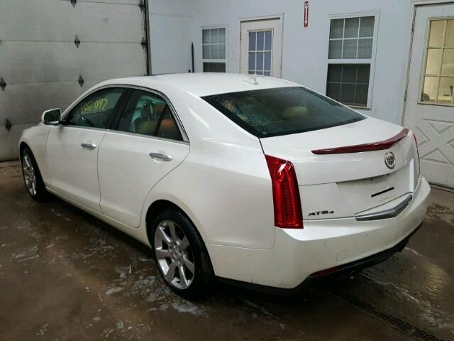 1G6AH5R31D0120177 - 2013 CADILLAC ATS WHITE photo 3