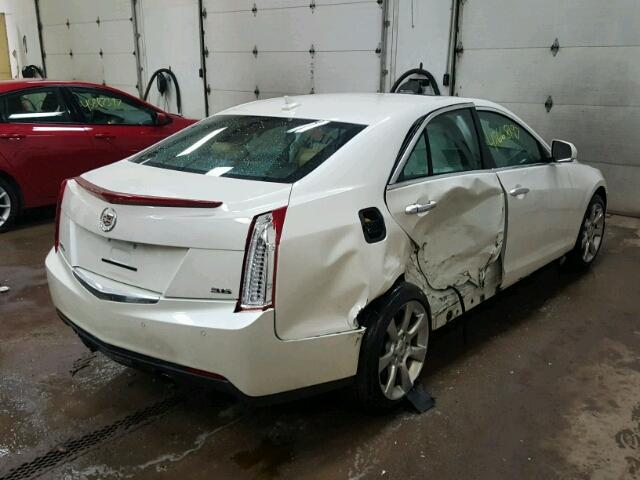 1G6AH5R31D0120177 - 2013 CADILLAC ATS WHITE photo 4