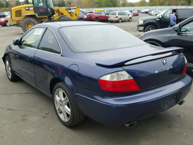 19UYA42673A004345 - 2003 ACURA 3.2CL TYPE BLUE photo 3