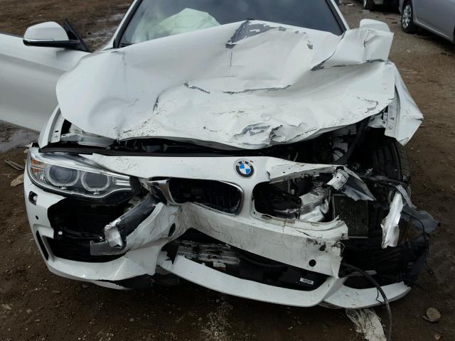 WBA3N9C53FK247226 - 2015 BMW 428 XI WHITE photo 7