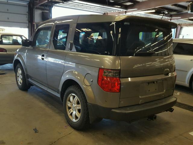 5J6YH28758L006406 - 2008 HONDA ELEMENT EX GRAY photo 3