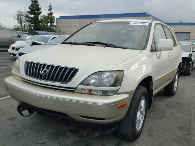 JT6HF10U8Y0111313 - 2000 LEXUS RX 300 WHITE photo 2