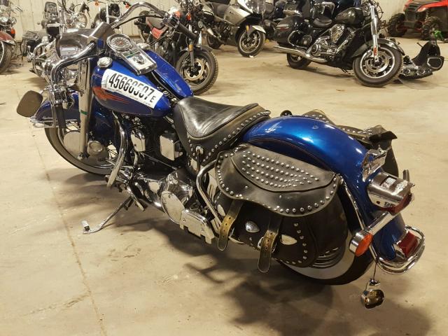 1HD1BJL41PY039886 - 1993 HARLEY-DAVIDSON FLSTC BLUE photo 3