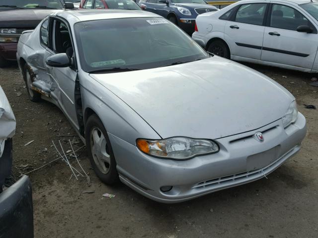 2G1WX12K639316175 - 2003 CHEVROLET MONTE CARL SILVER photo 1