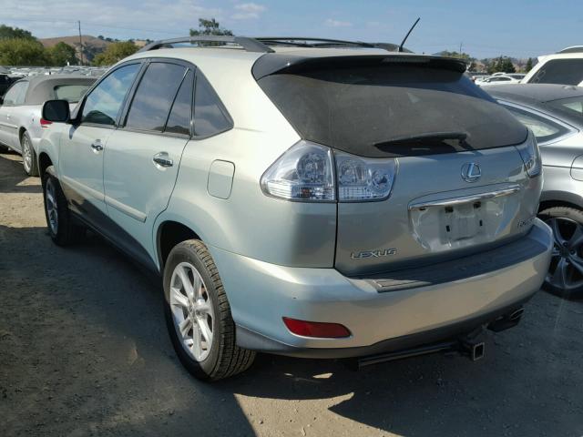 2T2HK31U89C097379 - 2009 LEXUS RX TEAL photo 3