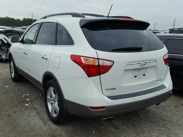 KM8NU4CC5BU166982 - 2011 HYUNDAI VERACRUZ G WHITE photo 3