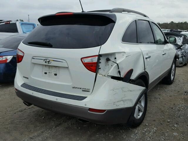 KM8NU4CC5BU166982 - 2011 HYUNDAI VERACRUZ G WHITE photo 4