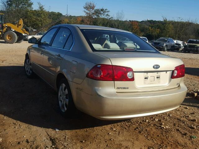 KNAGE123785169313 - 2008 KIA OPTIMA LX GOLD photo 3