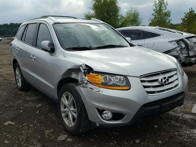 5XYZK3AB4BG084176 - 2011 HYUNDAI SANTA FE L SILVER photo 1