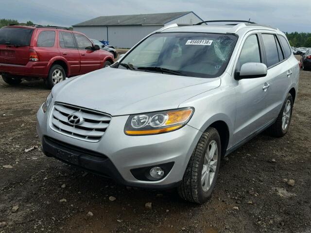 5XYZK3AB4BG084176 - 2011 HYUNDAI SANTA FE L SILVER photo 2