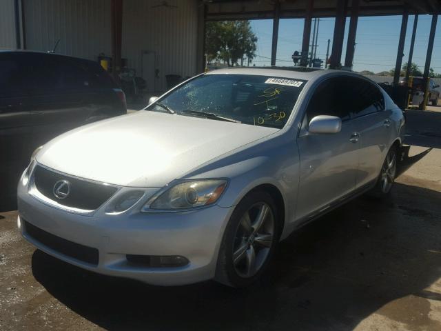 JTHBE96S270017429 - 2007 LEXUS GS 350 SILVER photo 2