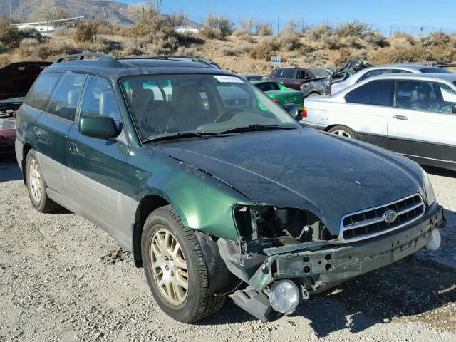 4S3BH896917642734 - 2001 SUBARU LEGACY OUT GREEN photo 1