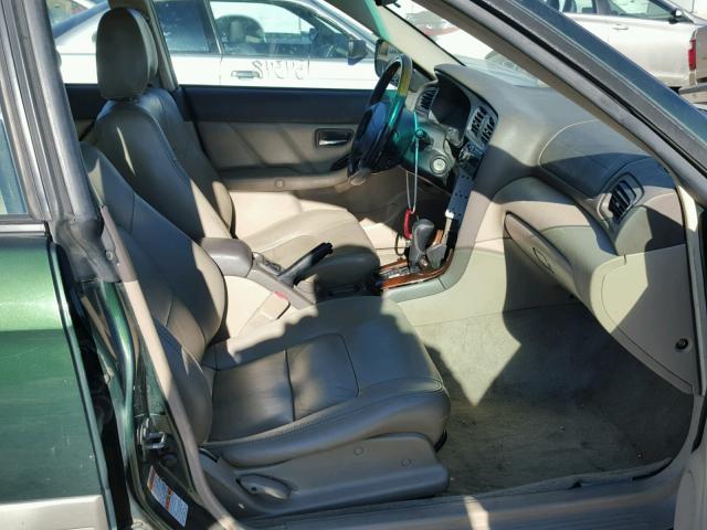 4S3BH896917642734 - 2001 SUBARU LEGACY OUT GREEN photo 5