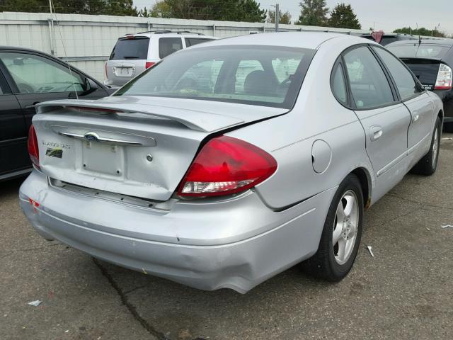 1FAFP55223A235971 - 2003 FORD TAURUS SILVER photo 4