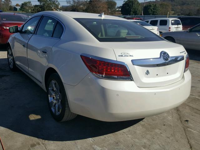 1G4GC5ED1BF144991 - 2011 BUICK LACROSSE C WHITE photo 3
