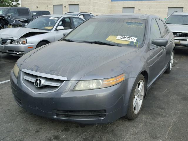 19UUA662X5A035190 - 2005 ACURA TL GRAY photo 2