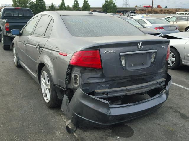 19UUA662X5A035190 - 2005 ACURA TL GRAY photo 3