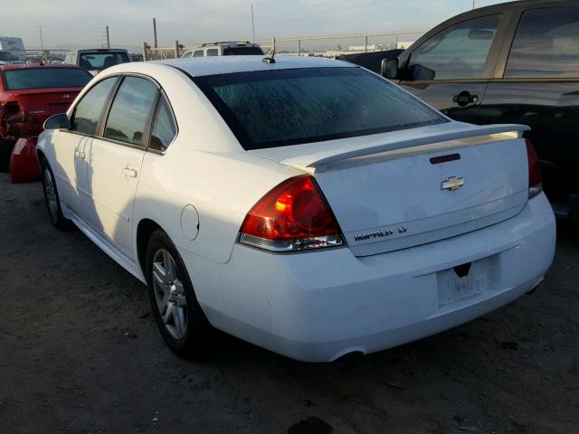 2G1WG5E36C1303338 - 2012 CHEVROLET IMPALA LT WHITE photo 3