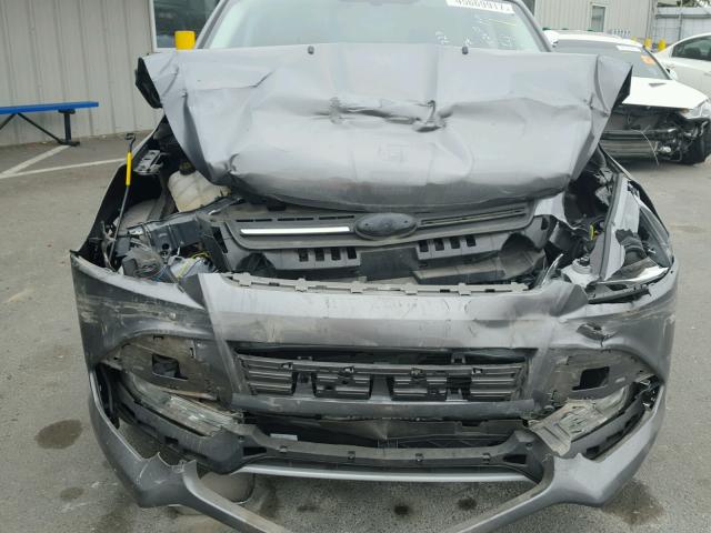 1FMCU0G92EUD58640 - 2014 FORD ESCAPE SE GRAY photo 7