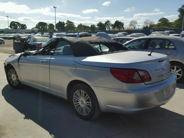 1C3LC55R08N691414 - 2008 CHRYSLER SEBRING TO GRAY photo 3