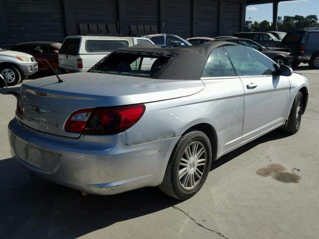 1C3LC55R08N691414 - 2008 CHRYSLER SEBRING TO GRAY photo 4